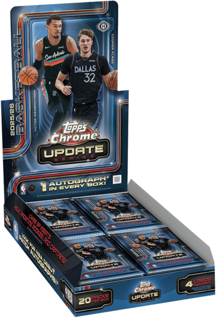 Caja 2025/26 Topps Chrome Update Series Basketball