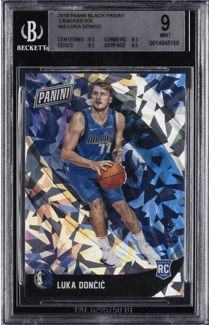 Luka Dončić · Panini Black Friday · Beckett 9